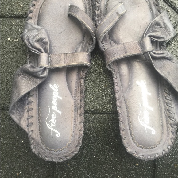 Free People BAILY Slip on Sandal navy blue - Picture 5 of 5